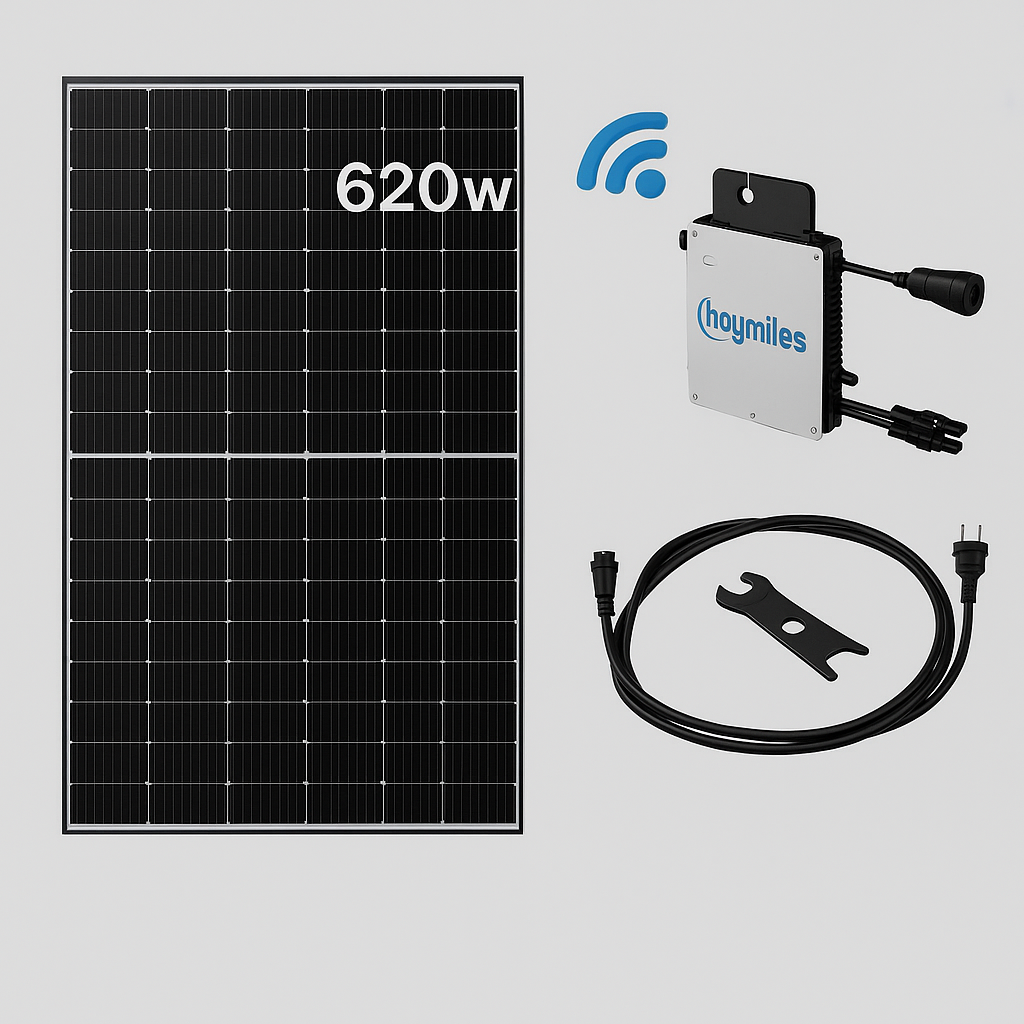 Kit de Autoconsumo 620W com Wi-Fi - Com Instalação incluída