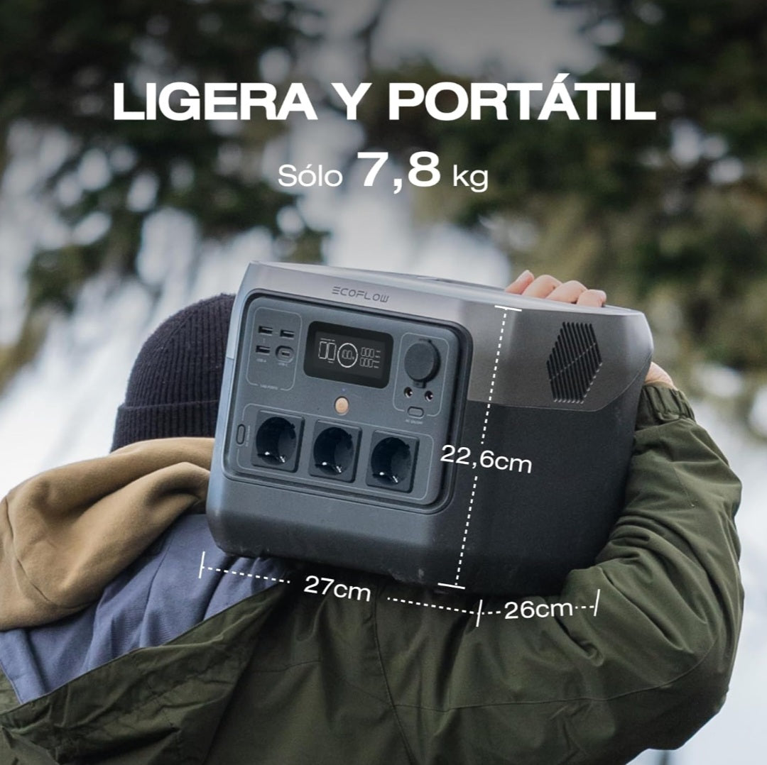 Bateria Solar Portatil 768w